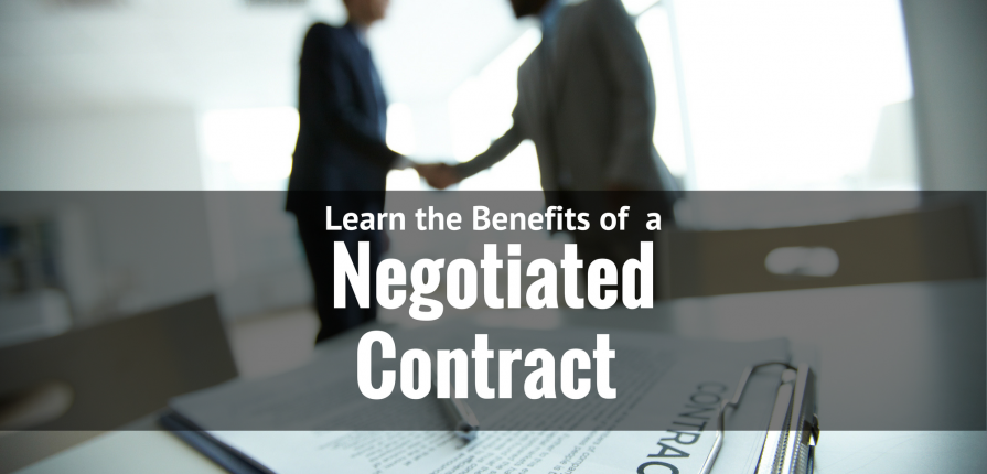 learn the benefits of a negotiated contract